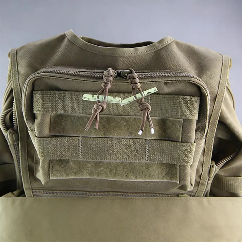 Tirador luminoso de resina removible para cuerda táctica de mochila - imagen 5