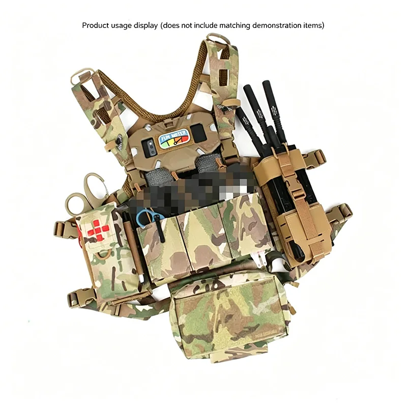 Chaleco táctico de caza exterior con panel MOLLE para herramientas - imagen 3