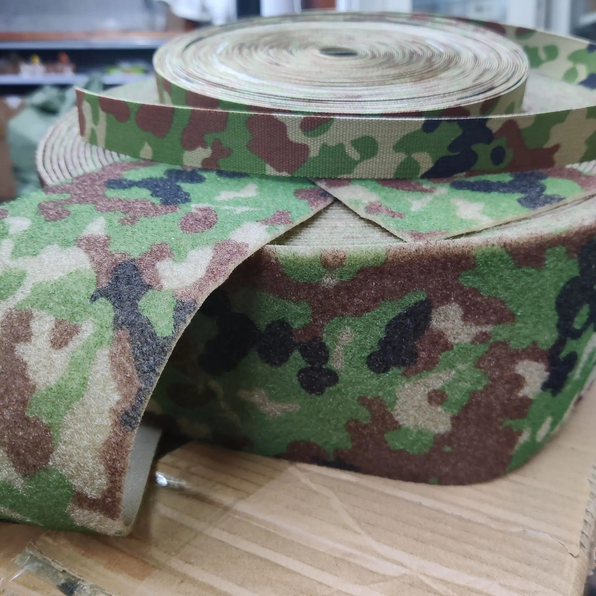 JSDF correa con velcro MOLLE camuflaje de jungla nylon para chaleco - imagen 4