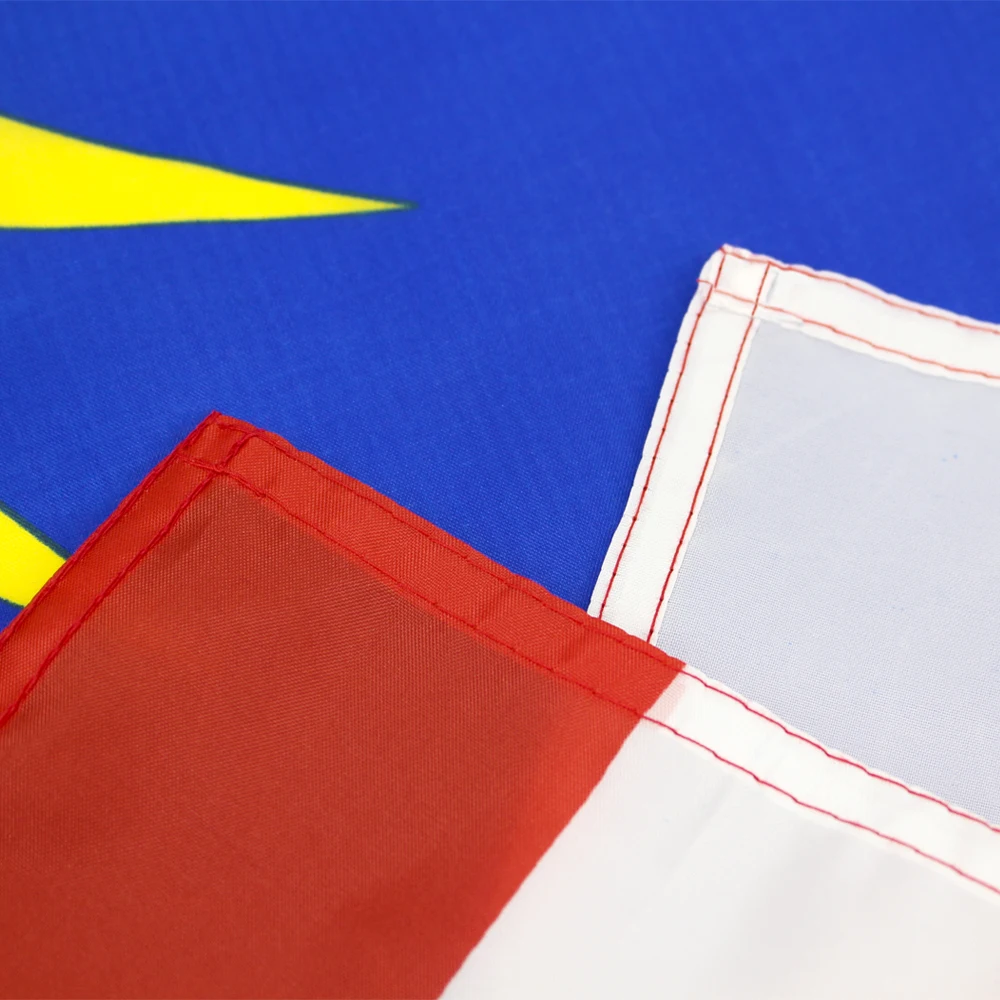 MY MYS Bandera Malasia para exterior, poliéster resistente - imagen 3