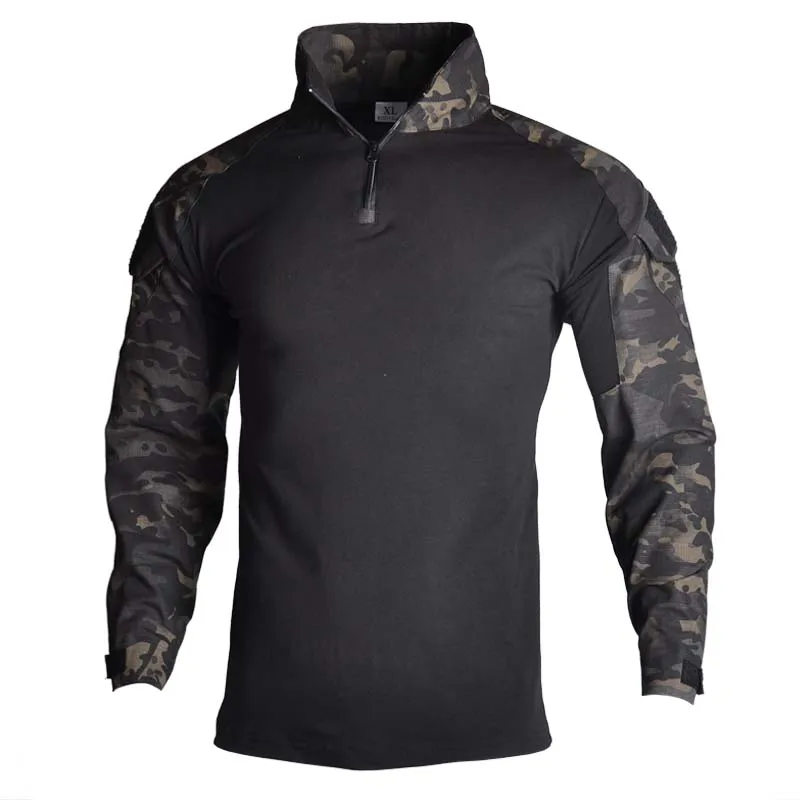 CP Uniforme táctico negro con camisa manga larga y cargo - imagen 4
