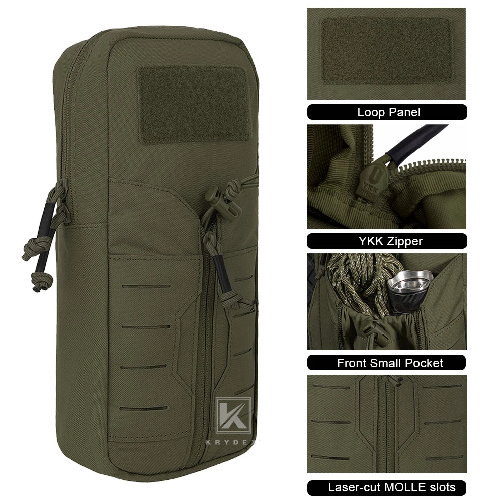KRYDEX Mochila táctica de hidratación MOLLE con bolsa de agua TPU - imagen 5