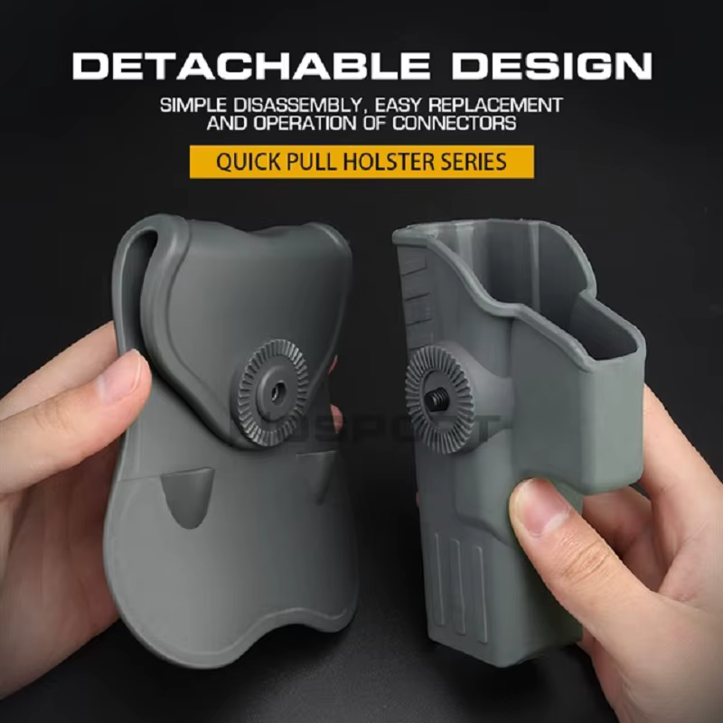 Funda Glock extracción rápida para cinturón táctico MOLLE - imagen 4