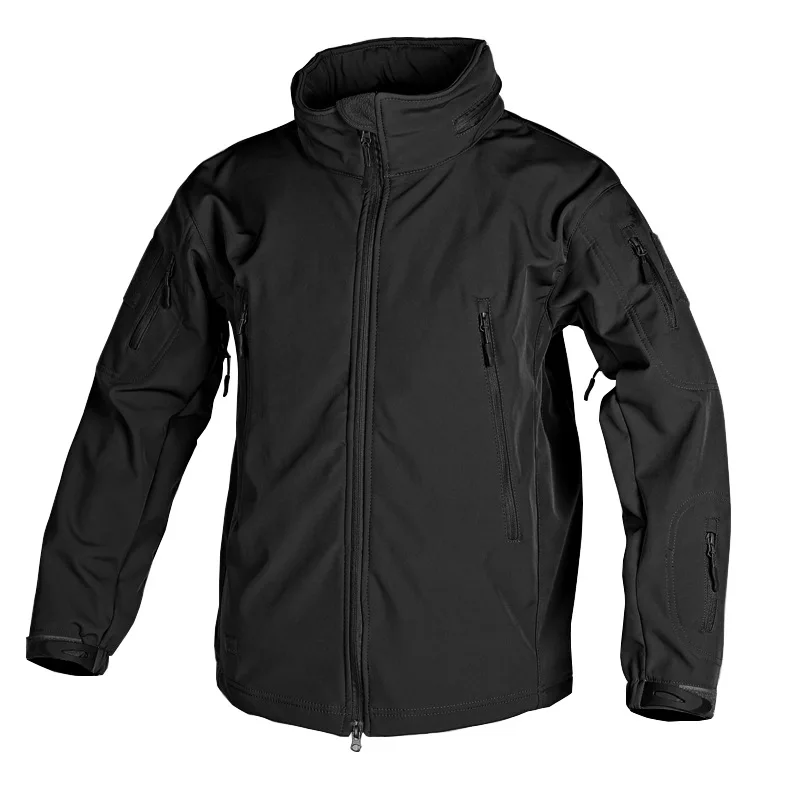 Chaqueta táctica camuflaje soft shell con capucha impermeable - imagen 2