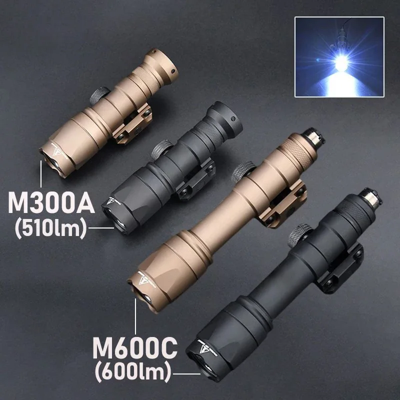 Linterna táctica Surefire Scout M600 M300 para AR15 y caza - imagen 3