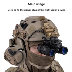 Adaptador base NVG para visión nocturna en casco táctico y airsoft