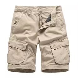 Pantalones cortos tácticos para hombre con bolsillos múltiples