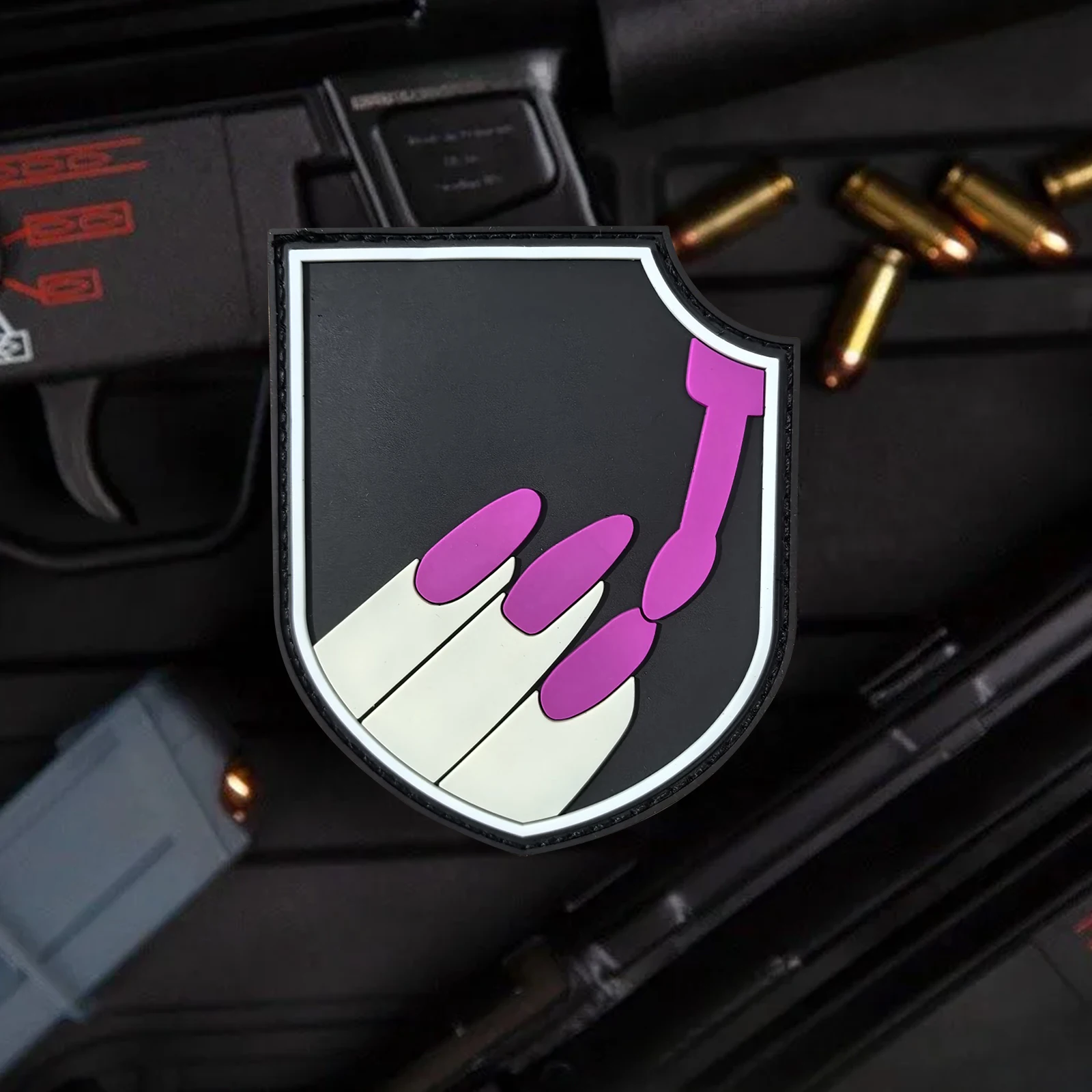 Parche táctico 3D PVC con velcro – Insignia moral MOLLE - imagen 2