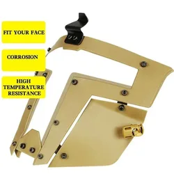 Máscara táctica con lente camuflaje para Airsoft y paintball