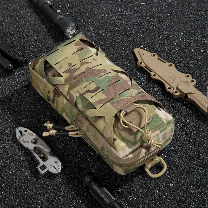 Cinturón táctico EDC multifuncional con bolsa y kit de herramientas - imagen 3