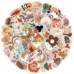 Pegatinas bohemias vintage decorativas – Para portátil, cuaderno y álbum