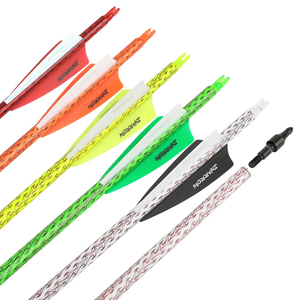 Flechas de carbono para arquería con punta de flecha - imagen 3