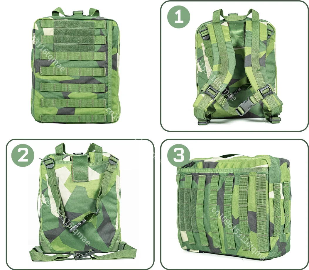 M90 camuflaje sueco mochila táctica ligera multiusos