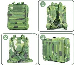 M90 camuflaje sueco mochila táctica ligera multiusos