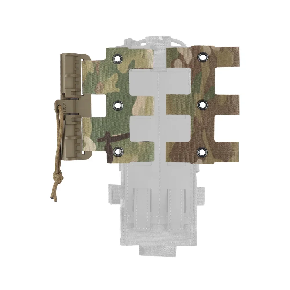 Chaleco táctico MOLLE ajustable nylon camuflaje para caza DIY - imagen 3