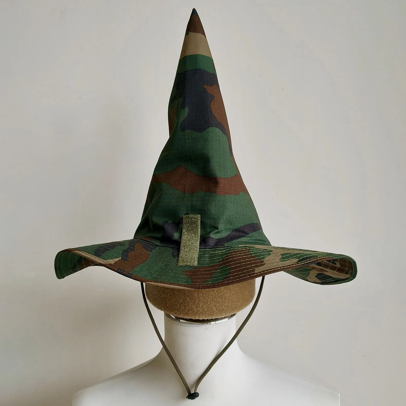 Sombrero táctico de camuflaje con ala ancha para cosplay - imagen 2