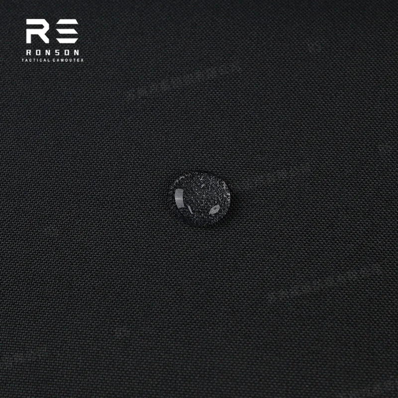 Ronsontex tela Cordura de poliéster negra resistente táctica - imagen 4
