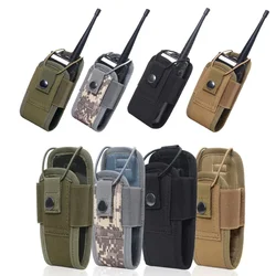 Porta radio MOLLE táctico – Bolsa compatible walkie talkie