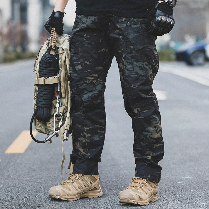 Pantalones tácticos G4 ripstop elásticos hombre a prueba de viento - imagen 3
