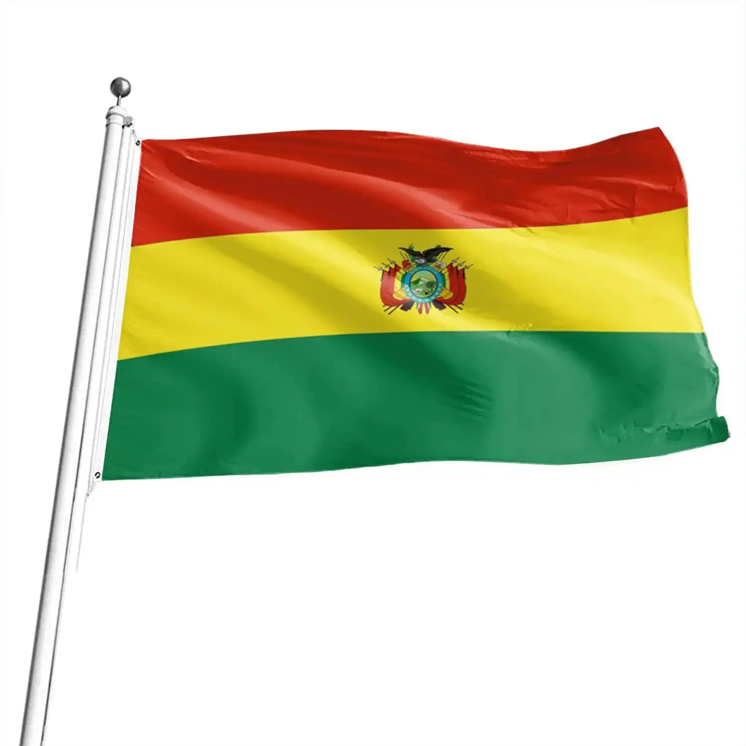 Bandera Nacional de Bolivia 90x150 cm poliéster resistente para exterior - imagen 3