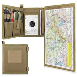 Bolsa táctica para mapas plegable, estuche organizador EDC senderismo