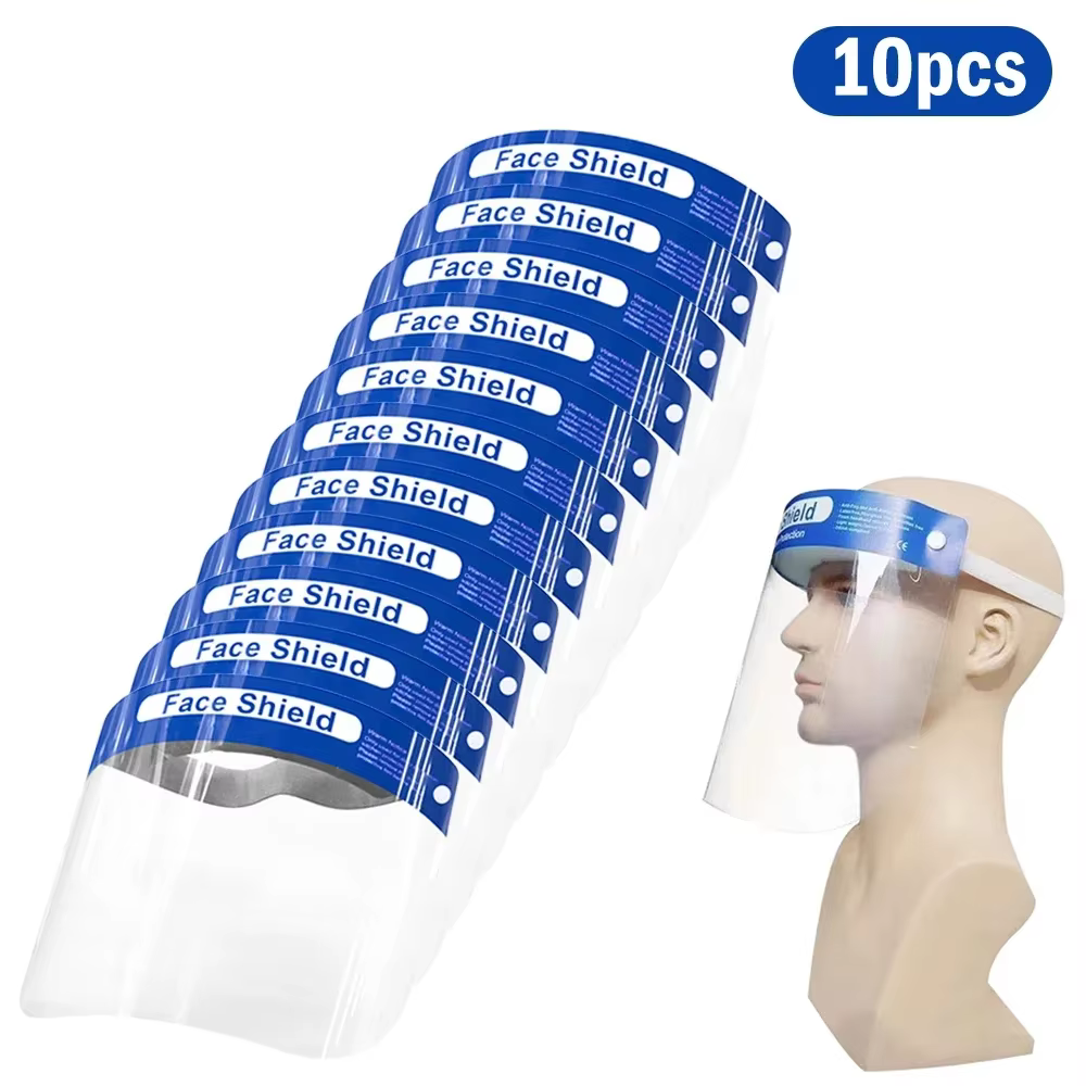 Visera transparente de protección facial