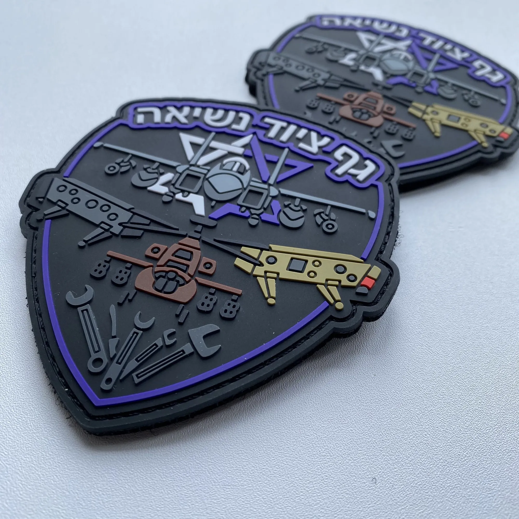 Parche de goma PVC 3D con insignia moral lavable - imagen 2