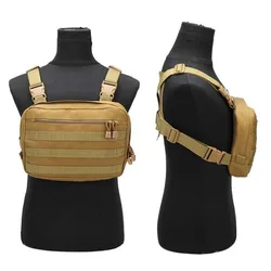 Bolsa de pecho táctica impermeable MOLLE para caza y expediciones