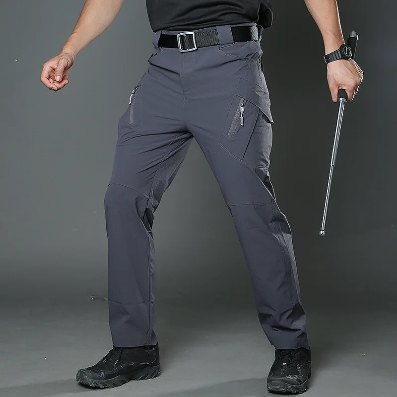 Tom pantalones tácticos verano secado rápido transpirables hombre