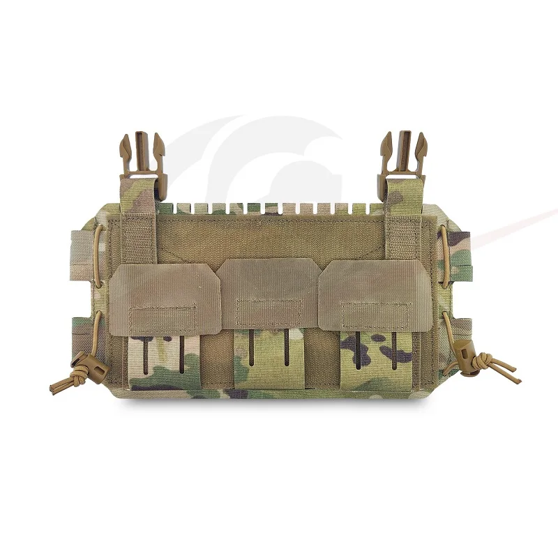 Panel frontal de montaje MOLLE pecho para chaleco táctico ajustable - imagen 2