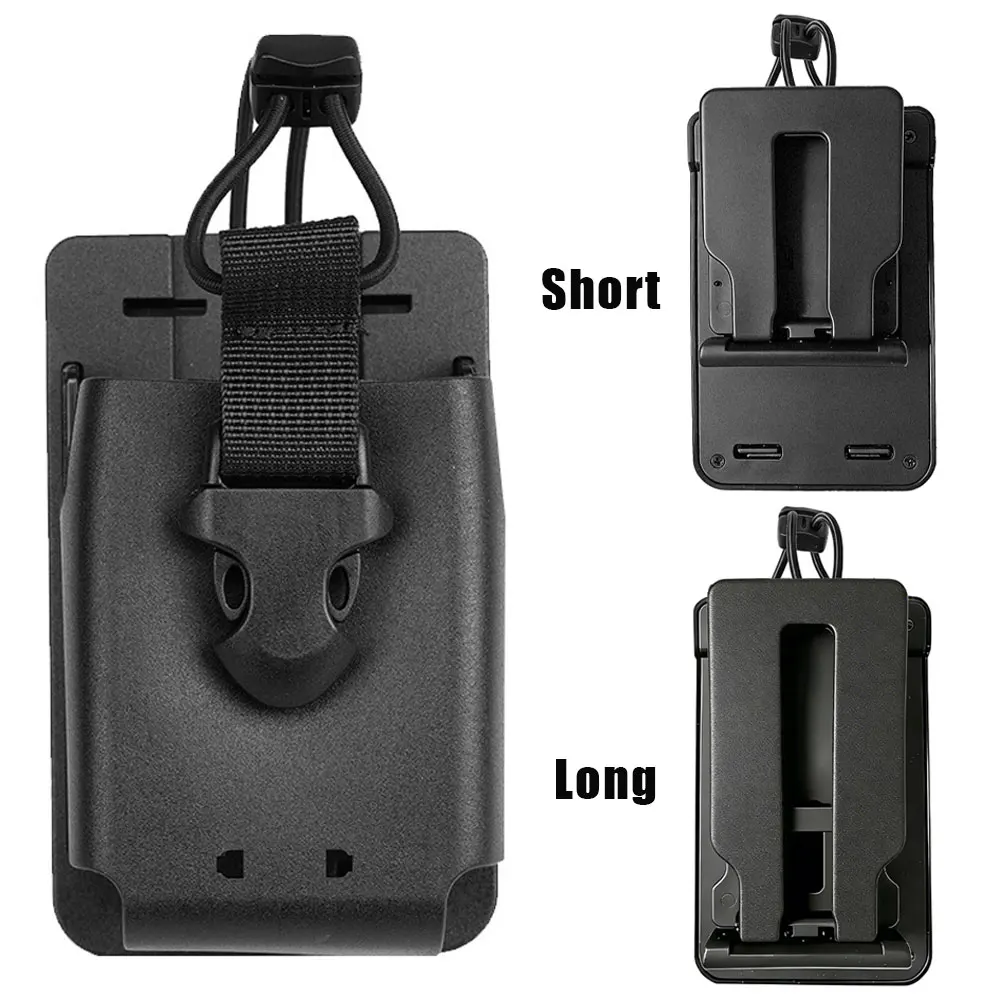 Bolsa táctica portaradio MOLLE con clip rápido – Funda walkie-talkie cinturón - imagen 2