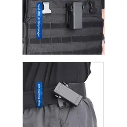 Funda táctica MOLLE para cargador extracción rápida con bloqueo