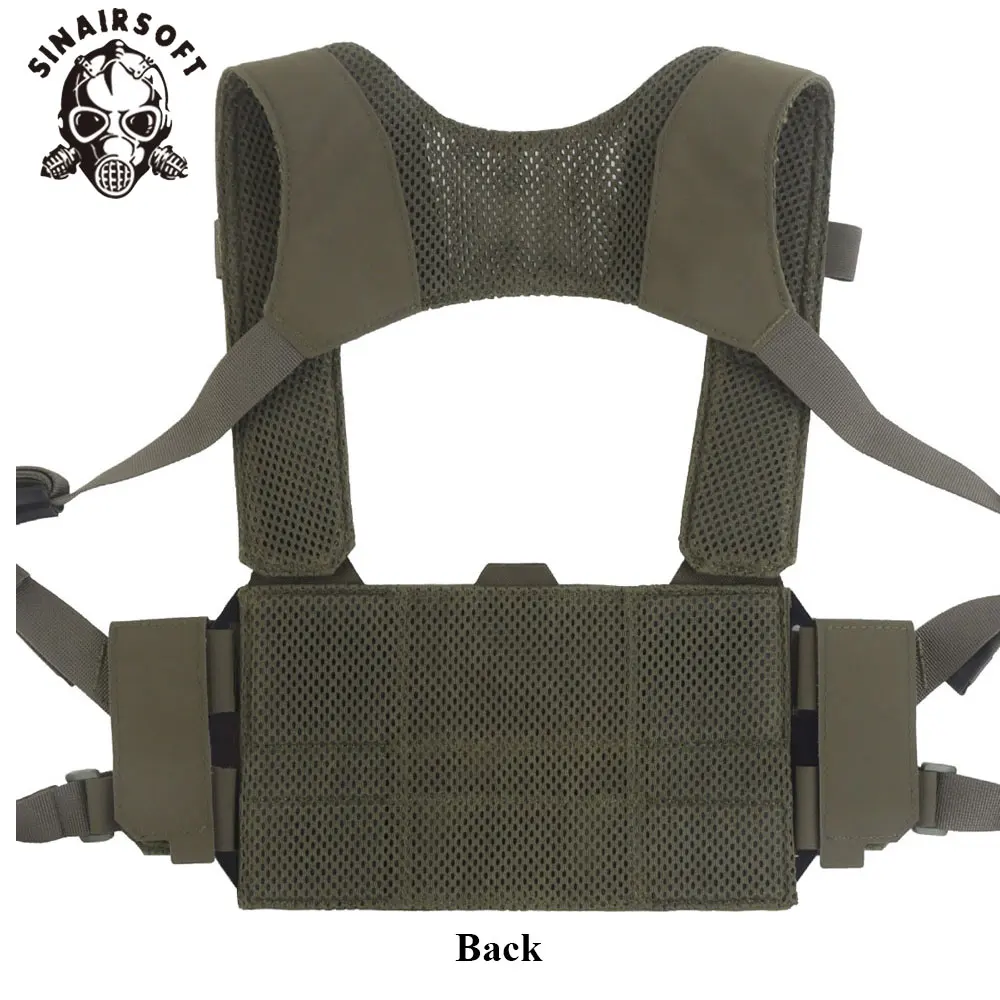 Chaleco táctico SINAIRSOFT Estilo K MOLLE modular ajustable - imagen 4