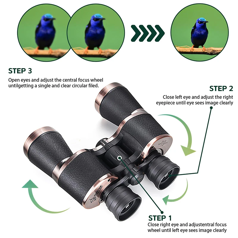 Binoculares impermeables Bak4 con FMC para aves, caza y camping - imagen 4