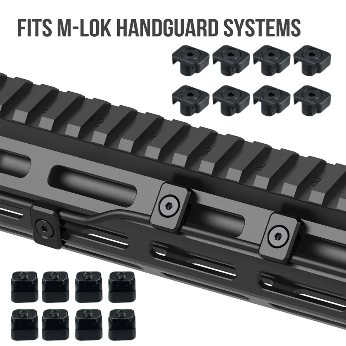 Clips M-LOK para Cable de Interruptor de Presión en Picatinny