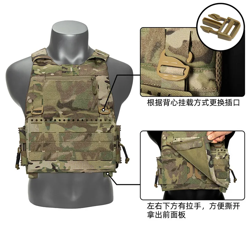 SS Style Chaleco táctico MOLLE con porta-cargadores extracción rápida - imagen 3