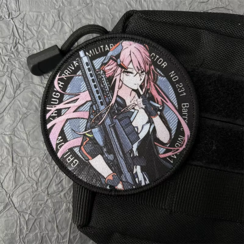 Parche táctico velcro – Brazalete militar anime para mochila - imagen 3