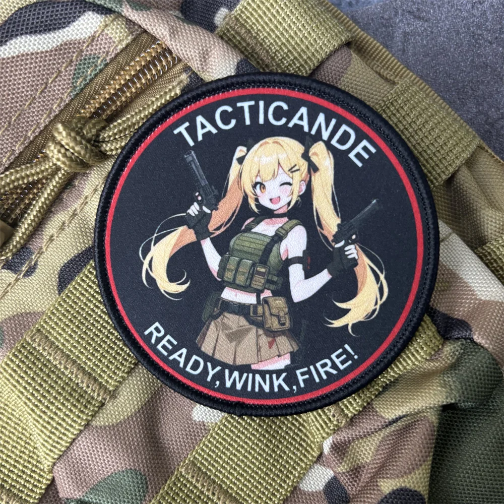 Parche táctico anime infantil con gancho y bucle para ropa - imagen 5