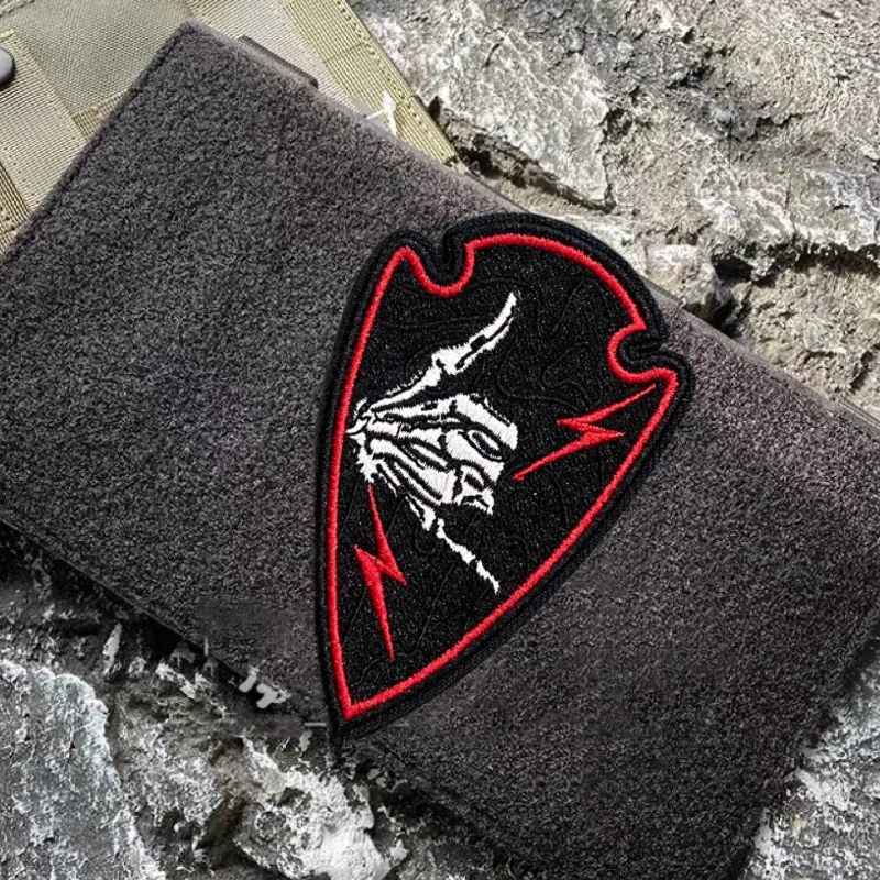 SHAKASPEAR Parche militar bordado insignia moral con velcro - imagen 3