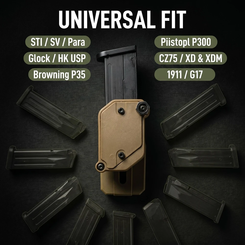 Funda táctica portacargadores IPSC ajustable multángulo para pistola - imagen 5