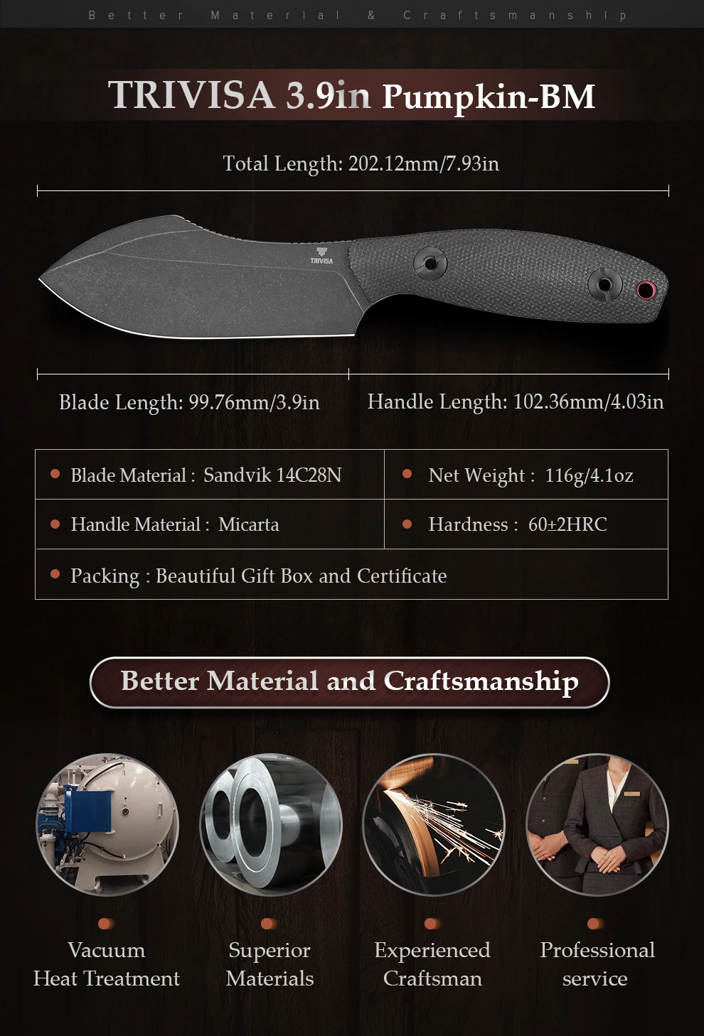 Detalle del mango G10