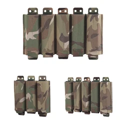 Bolsa táctica portacargadores multiusos para pistola, panel frontal