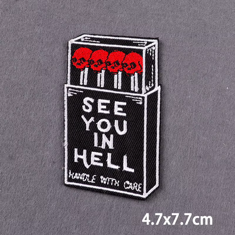 Radio Punk – Parche termoadhesivo bordado para ropa y sombrero táctico - imagen 4