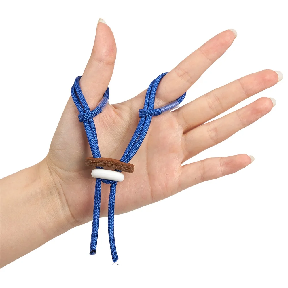 Protector de dedos ajustable para arco recurvo y cuerda - imagen 3