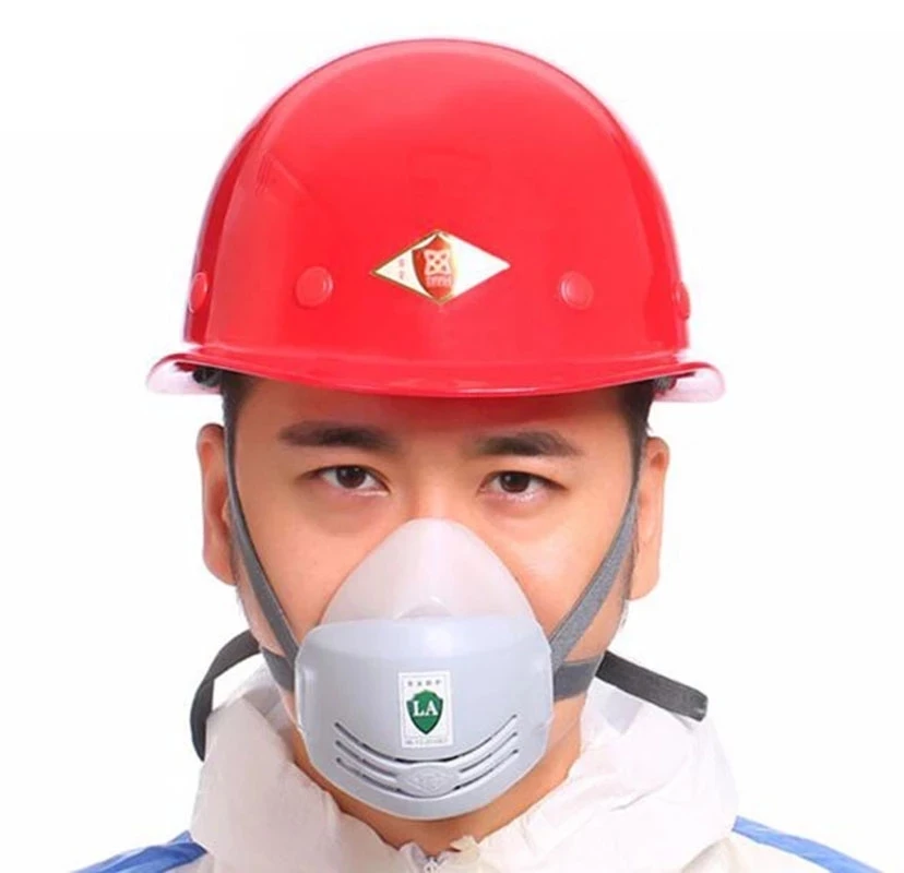 Máscara antipolvo soldador – Respirador industrial seguridad pintura construcción - imagen 5