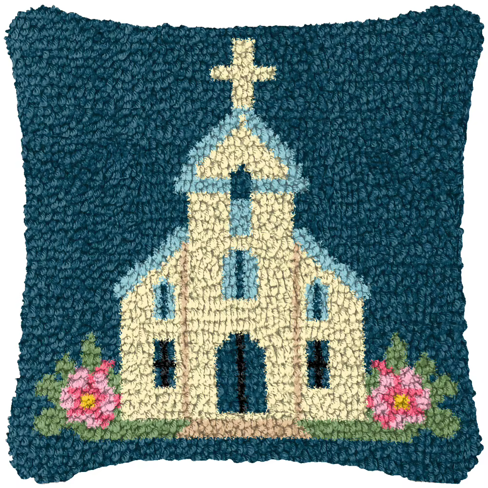 Artículo de la serie Latch Hook con temática decorativa