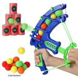 Juego de arco y flechas con bolas adhesivas para interior y exterior