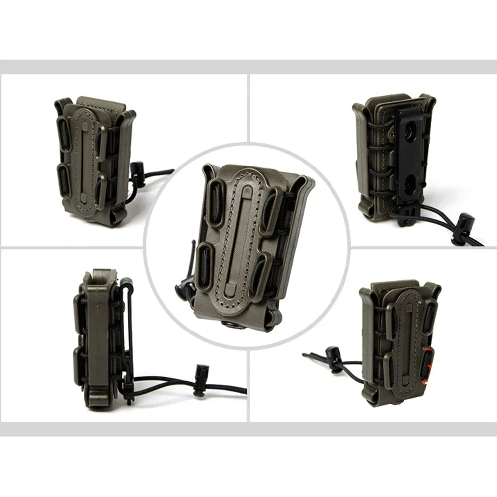 Porta cargadores táctico MOLLE con clip para cinturón antideslizante - imagen 2