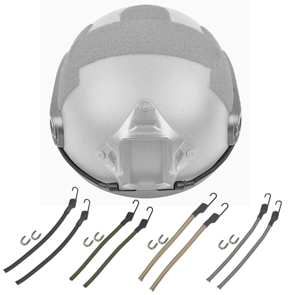 Cuerda nylon seguridad con anillo para casco táctico - imagen 4