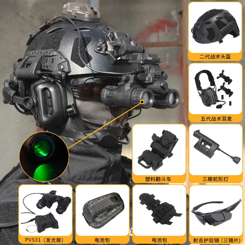 Casco FAST SF alta cobertura para visión nocturna y comunicaciones - imagen 4